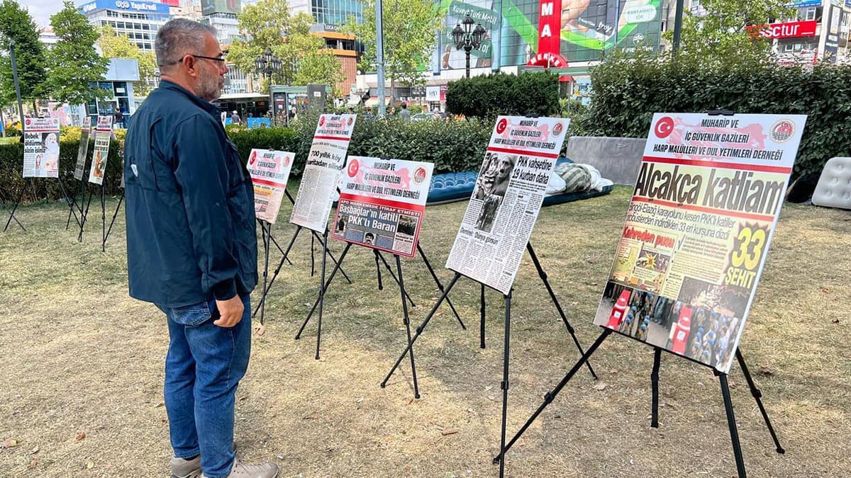 Gaziler sergi açtı her biri ibretlik Gaziler sergi açtı her biri ibretlik