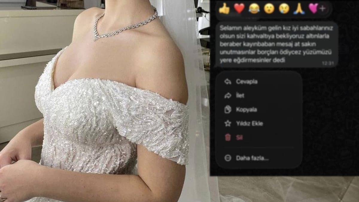 Yeni gelin düğünün ertesi günü kaynanasından gelen mesajla şoke oldu Yeni gelin düğünün ertesi günü kaynanasından gelen mesajla şoke oldu